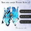 Skin dán chuột Pulsar Xlite Wireless v2 mẫu Songoku Dragon Ball 7vnr094