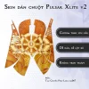 Skin dán chuột Pulsar Xlite Wireless v2 mẫu Tam Chuyển Pháp Luân lsm067 Skin dán chuột Pulsar Xlite Wireless v2 mẫu Tam Chuyển Pháp Luân lsm067