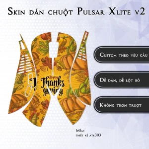 Skin dán chuột Pulsar Xlite Wireless v2 mẫu thiết kế atk303