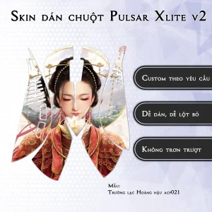 Skin dán chuột Pulsar Xlite Wireless v2 mẫu Trường lạc Hoàng hậu acp021
