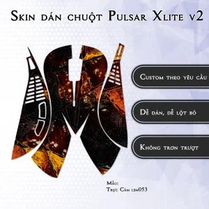 Skin dán chuột Pulsar Xlite Wireless v2 mẫu Trực Cảm lsm053