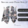 Skin dán chuột Pulsar Xlite Wireless v2 mẫu đá xanh hồng xếp lẫn Skin dán chuột Pulsar Xlite Wireless v2 mẫu đá xanh hồng xếp lẫn
