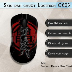 Skin dán chuột Logitech G603 mẫu Songoku Dragon Ball 7vnr031