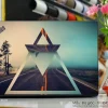 Skin dán Laptop Lenovo mẫu Đa Giác - Trial040 lenovo-thinkpad-da-giac-trial040